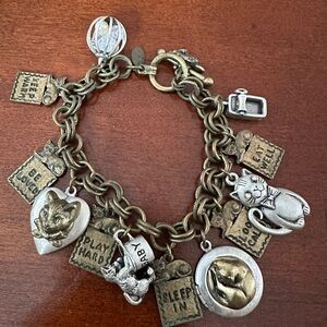 "Things I Learned From My Cat Charm Bracelet" by Sweet Romance Jewelry